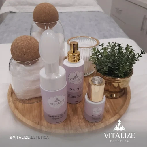 Produtos de cuidado com a pele da Vitalize